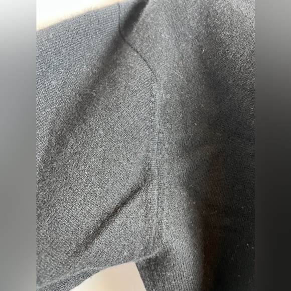 Braemar Black Cashmere Sweater Large Pullover Crew neck - Picture 4 of 9